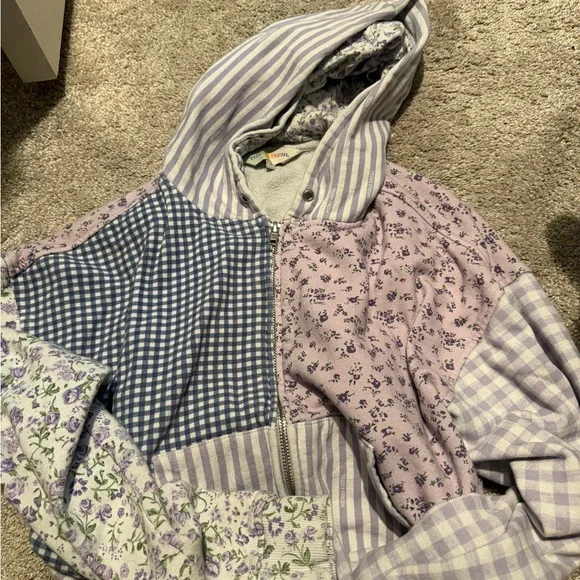 Teddy Fresh Multicolor Patchwork Hoodie - Picture 2 of 5